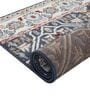 Blue Traditional PP Heatset 4 x 6 Feet  Machine -Made Carpet
