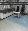 Blue Traditional Viscose And Wool And Cotton 8X5 Feet Handloom Carpet