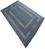 Blue Traditional Wool Hand Woven Carpet