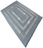 Blue Traditional Wool Hand Woven Carpet