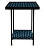 Blue Triangle Designer Metal End Table