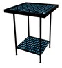 Blue Triangle Designer Metal End Table