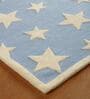 Blue Twinkling Star 4 X 6 Feet Carpet