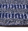Blue Uval Modern Pile 3X5 Ft Carpet