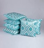 Velvet Traditional Pattern 16x16 Inch Cushion Covers (Set Of 6)
