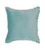 Blue Velvet Abstract 16X16 Inches Cushion Covers (Pack of 2)