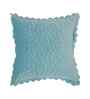 Blue Velvet Abstract 16X16 Inches Cushion Covers (Pack of 2)