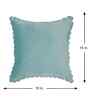 Blue Velvet Abstract 16X16 Inches Cushion Covers (Pack of 2)