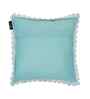 Blue Velvet Abstract 16X16 Inches Cushion Covers (Pack of 2)