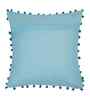 Blue Velvet Abstract 16X16 Inches Cushion Covers (Pack of 2)
