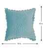 Blue Velvet Abstract 16X16 Inches Cushion Covers (Pack of 2)