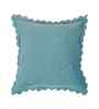 Blue Velvet Abstract 16X16 Inches Cushion Covers (5Pcs)