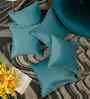 Blue Velvet Abstract 16X16 Inches Cushion Covers (5Pcs)