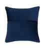 Blue Velvet Floral 12X12 Inches Cushion Covers (Pack of 5)