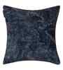 Blue Velvet Floral 16X16 Inches Cushion Covers (2Pcs)
