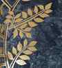 Blue Velvet Floral 16X16 Inches Cushion Covers (5Pcs)
