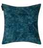 Blue Velvet Floral 16X16 Inches Cushion Covers (5Pcs)