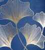 Blue Velvet Floral 16X16 Inches Cushion Covers (Pack of 5)