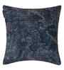 Blue Velvet Floral 16X16 Inches Cushion Covers (5Pcs)