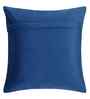 Blue Velvet Floral 16X16 Inches Cushion Covers (Pack of 5)