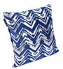 Blue Velvet Foil Printed 40x40 inches Cushion Covers Set of 5