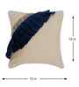 Blue Velvet Geometric 12X12 Inches Cushion Covers (Pack of 5)