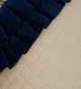 Blue Velvet Geometric 12X12 Inches Cushion Covers (Pack of 5)