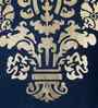 Blue Velvet Geometric 12X12 Inches Cushion Covers (Pack of 5)