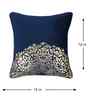 Blue Velvet Geometric 12X12 Inches Cushion Covers (Pack of 5)