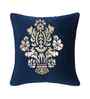 Blue Velvet Geometric 12X12 Inches Cushion Covers (Pack of 5)
