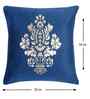 Blue Velvet Abstract 16X16 Inches Cushion Covers (5Pcs)