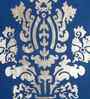 Blue Velvet Abstract 16X16 Inches Cushion Covers (5Pcs)