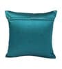 Blue Velvet Geometric 16x16 inches Cushion Covers (Pack of 2)