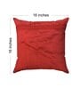Blue Velvet Printed 16x16 inches Square Cushion Cover (1Pc)