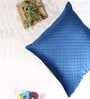 Blue Velvet Solid 16x16 inches Cushion Covers (Pack of 5)