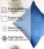 Blue Velvet Solid 16x16 inches Cushion Covers (Pack of 5)