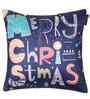 Blue Velvet Tradiional 16X16 Inches Cushion Covers (Pack of 5)