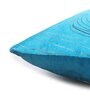 Blue Velvet Traditional 16x16 inches Cushion Covers (Pack of 2)