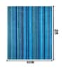 Blue Vibe Microfiber Backing 3X5 Ft Carpet