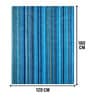 Blue Vibe Microfiber Backing 4X6 Ft Carpet