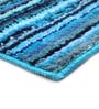 Blue Vibe Microfiber Backing 4X6 Ft Carpet