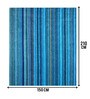 Blue Vibe Microfiber Backing 4X6 Ft Carpet