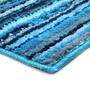 Blue Vibe Microfiber Backing 5X7 Ft Carpet