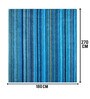 Blue Vibe Microfiber Backing 5X7 Ft Carpet