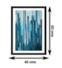 City View Blue Vinyl Painting