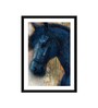Horse Blue Vinyl Painting