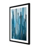 City View Blue Vinyl Painting