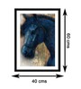 Horse Blue Vinyl Painting