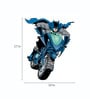 Blue Vinyl DC Comics Batman Bat Bike Matte Finish Wall Sticker
