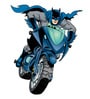 Blue Vinyl DC Comics Batman Bat Bike Matte Finish Wall Sticker